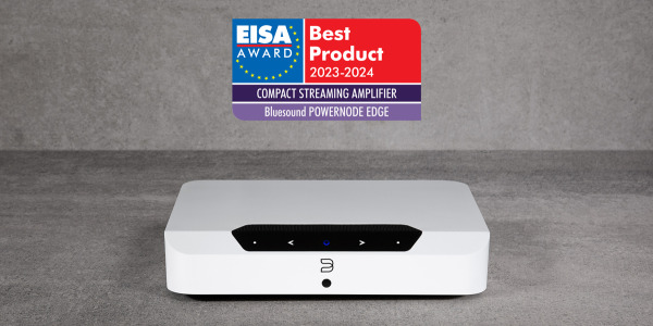Bluesound Powernode Edge, mejor amplificador streamer compacto en los premios EISA
