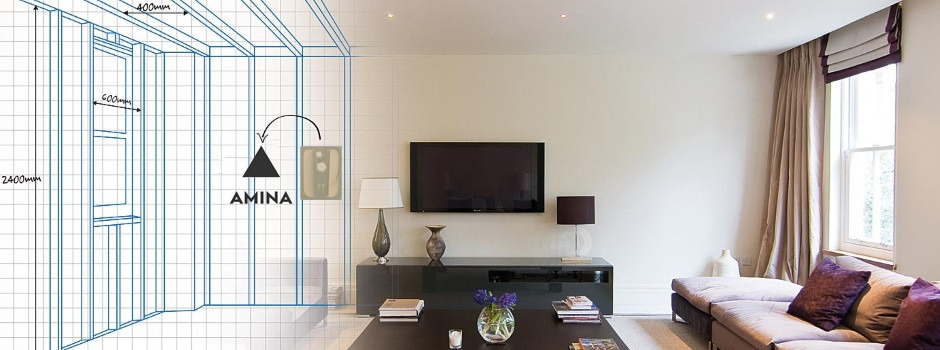 Nuevos altavoces invisibles de Amina: Sapphire, Certificado EN54, Backbox integrada…