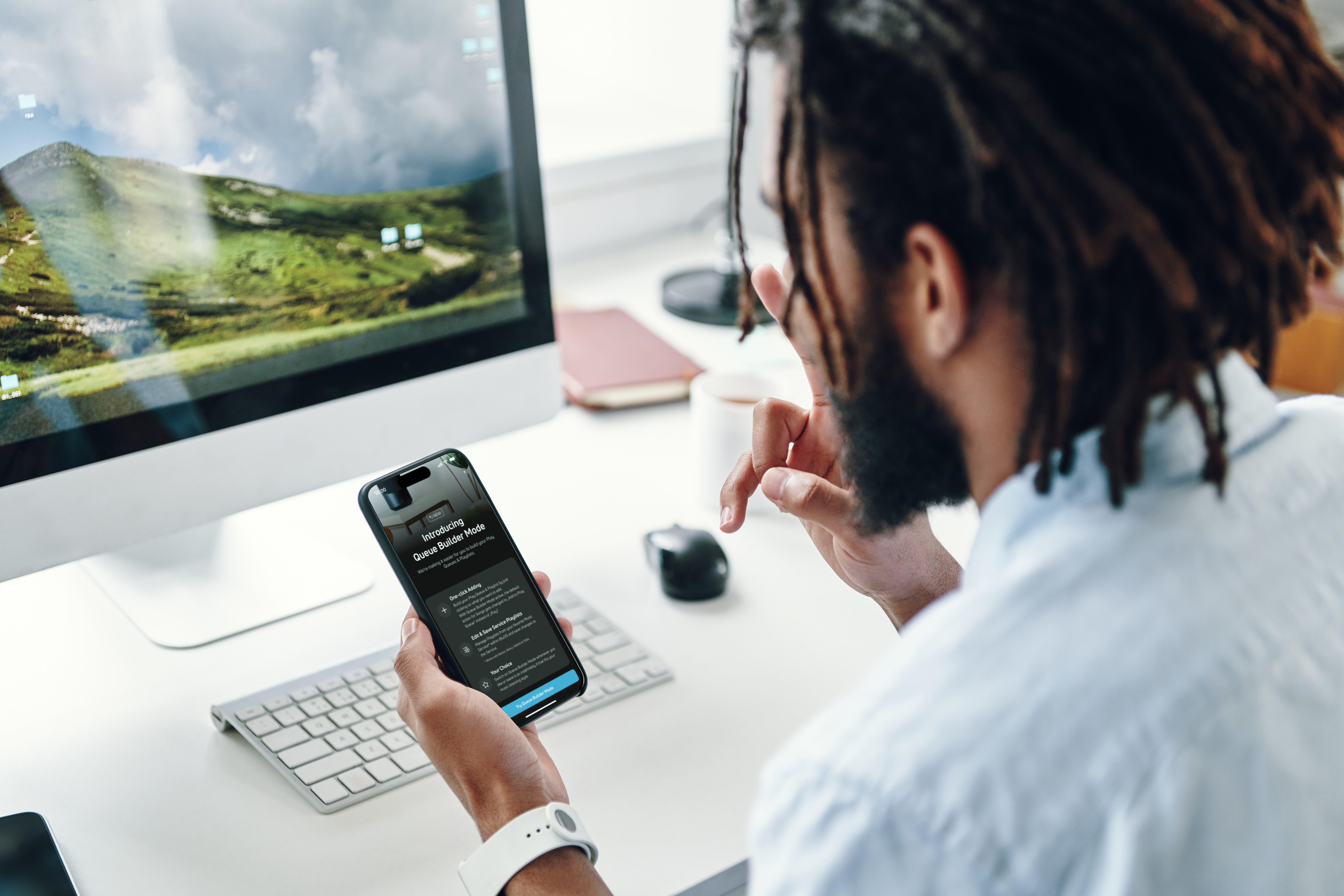 BluOS lanza el nuevo Queue Builder Mode para una gestión más intuitiva de listas de reproducción y colas