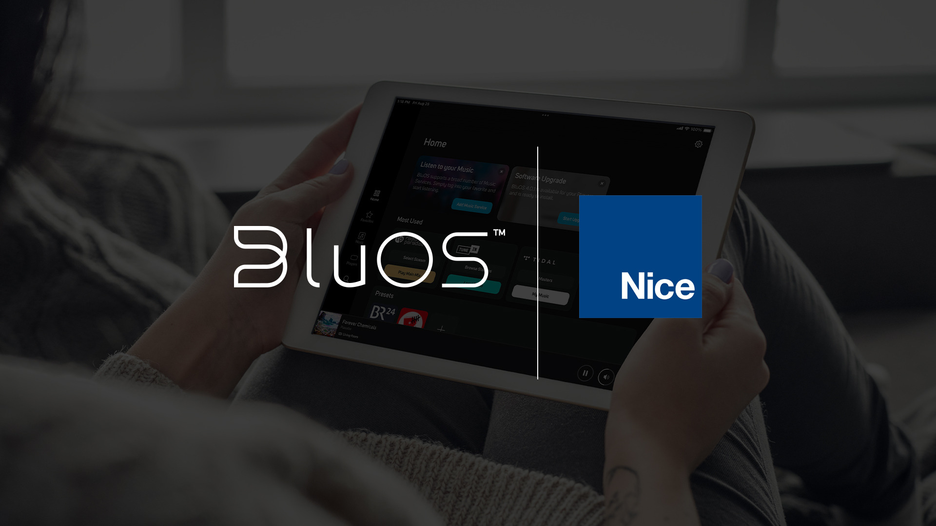 BluOS amplía su ecosistema con la integración de NICE